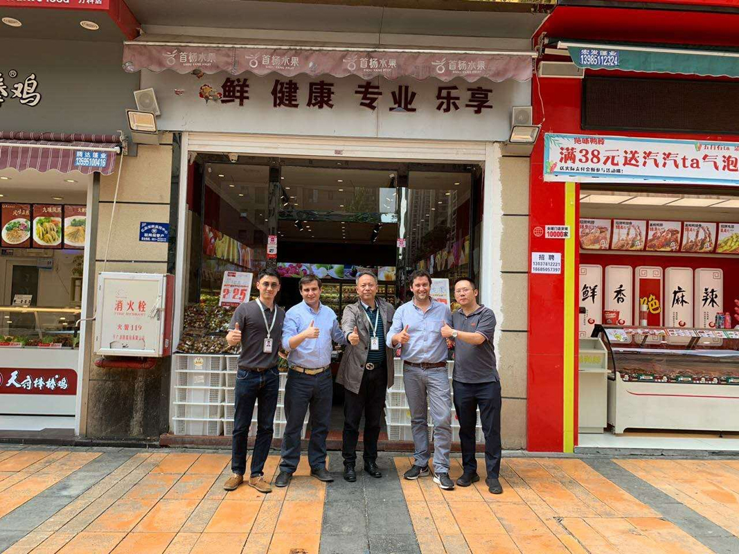 he cherries supplier of DDC company from Chile  visited in 2019